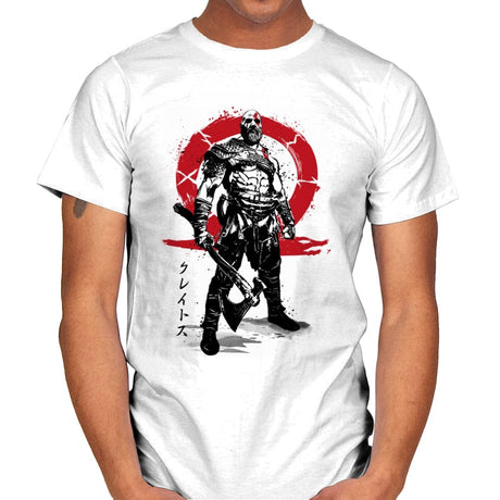 Killer of Gods Sumi-e - Mens T-Shirts RIPT Apparel Small / White