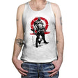 Killer of Gods Sumi-e - Tanktop Tanktop RIPT Apparel X-Small / White