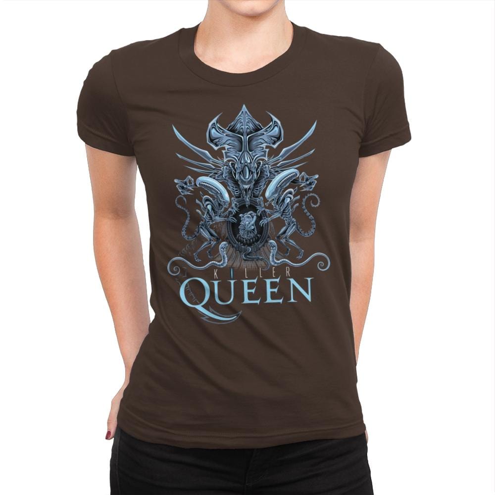Killer Queen - Best Seller - Womens Premium T-Shirts RIPT Apparel Small / Dark Chocolate