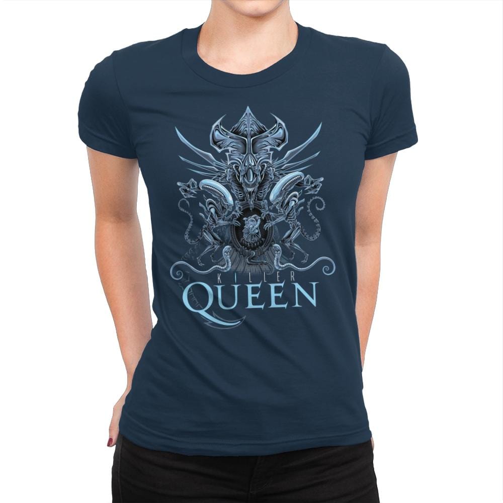 Killer Queen - Best Seller - Womens Premium T-Shirts RIPT Apparel Small / Midnight Navy
