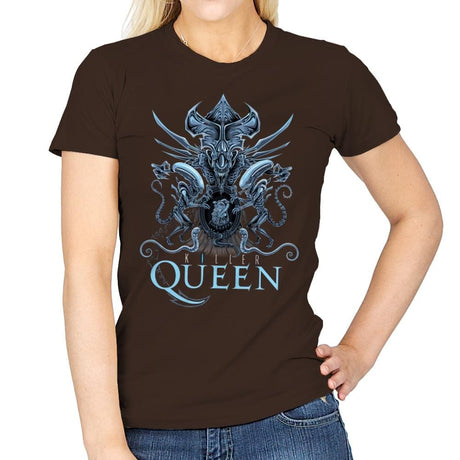 Killer Queen - Best Seller - Womens T-Shirts RIPT Apparel Small / Dark Chocolate
