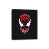 Killer Symbiote Typography - Canvas Wraps Canvas Wraps RIPT Apparel 8x10 / Black