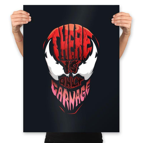 Killer Symbiote Typography - Prints Posters RIPT Apparel 18x24 / Black