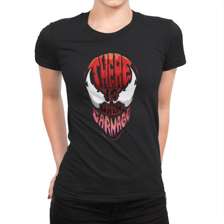 Killer Symbiote Typography - Womens Premium T-Shirts RIPT Apparel Small / Black