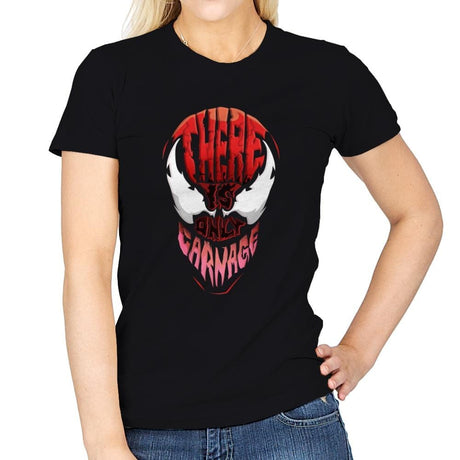 Killer Symbiote Typography - Womens T-Shirts RIPT Apparel Small / Black