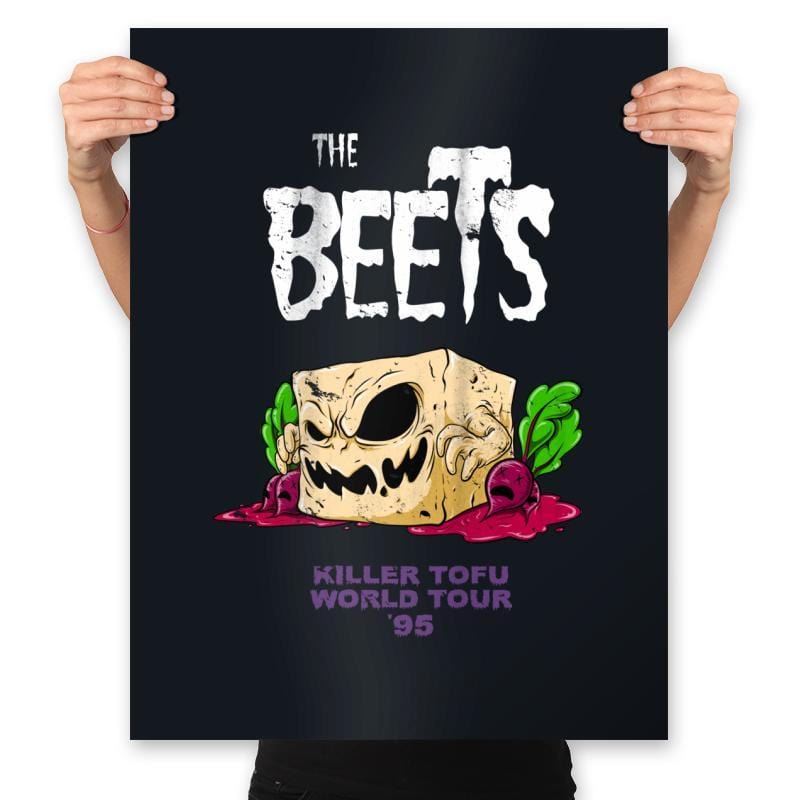 Killer Tofu Word Tour - Prints Posters RIPT Apparel 18x24 / Black
