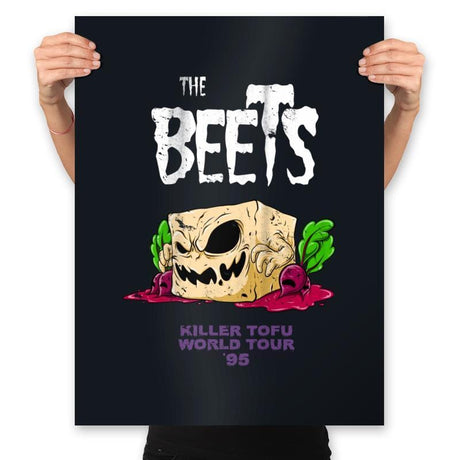 Killer Tofu Word Tour - Prints Posters RIPT Apparel 18x24 / Black