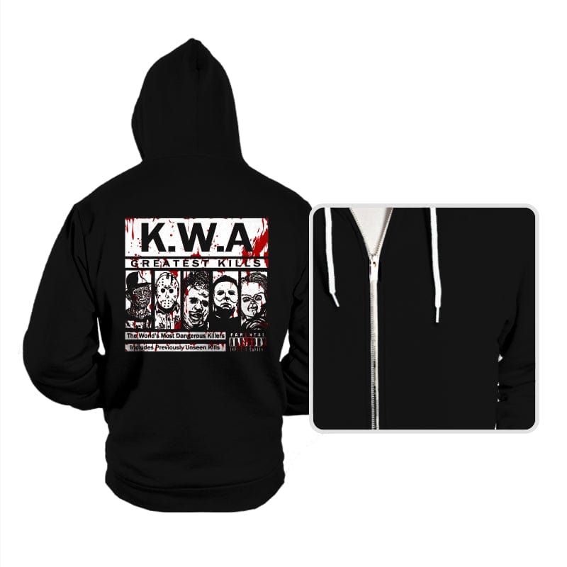 Killers with Attitude - Hoodies Hoodies RIPT Apparel Small / Black