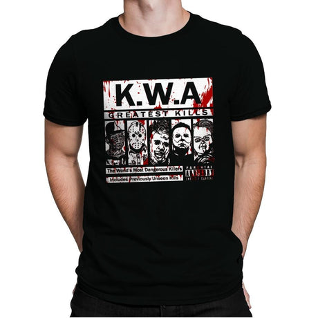 Killers with Attitude  - Mens Premium T-Shirts RIPT Apparel Small / Black