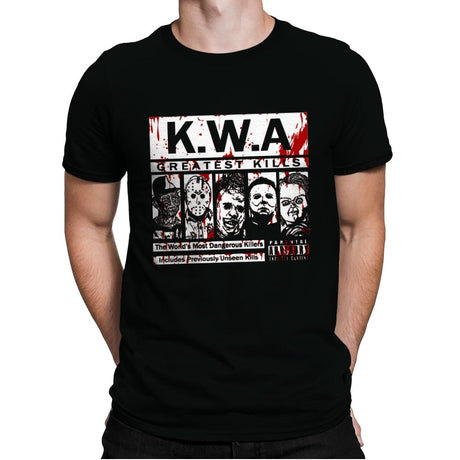 Killers with Attitude - Mens Premium T-Shirts RIPT Apparel Small / Black