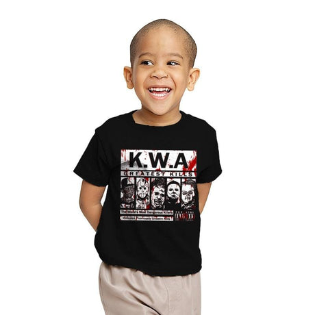 Killers with Attitude  - Youth T-Shirts RIPT Apparel X-small / Black