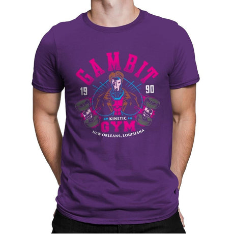 Kinetic Gym - Mens Premium T-Shirts RIPT Apparel Small / Purple Rush