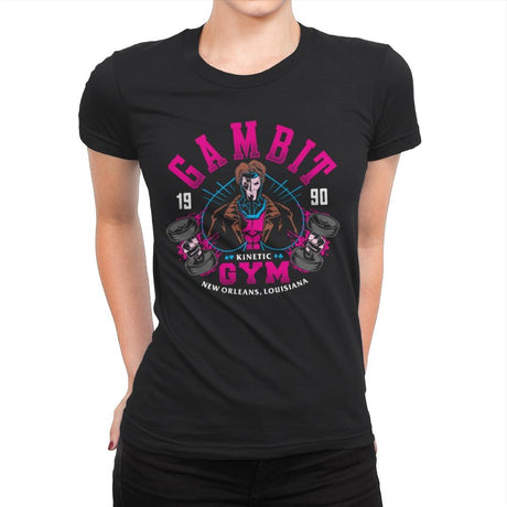 Kinetic Gym - Womens Premium T-Shirts RIPT Apparel Small / Black