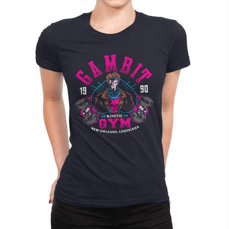 Kinetic Gym - Womens Premium T-Shirts RIPT Apparel Small / Midnight Navy