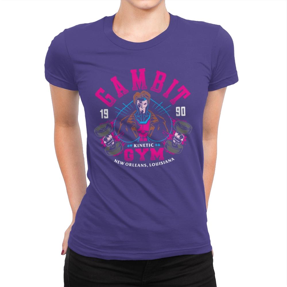 Kinetic Gym - Womens Premium T-Shirts RIPT Apparel Small / Purple Rush