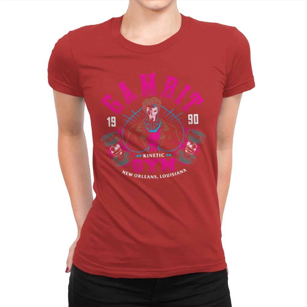 Kinetic Gym - Womens Premium T-Shirts RIPT Apparel Small / Red