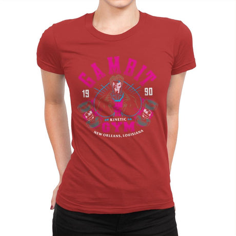 Kinetic Gym - Womens Premium T-Shirts RIPT Apparel Small / Red