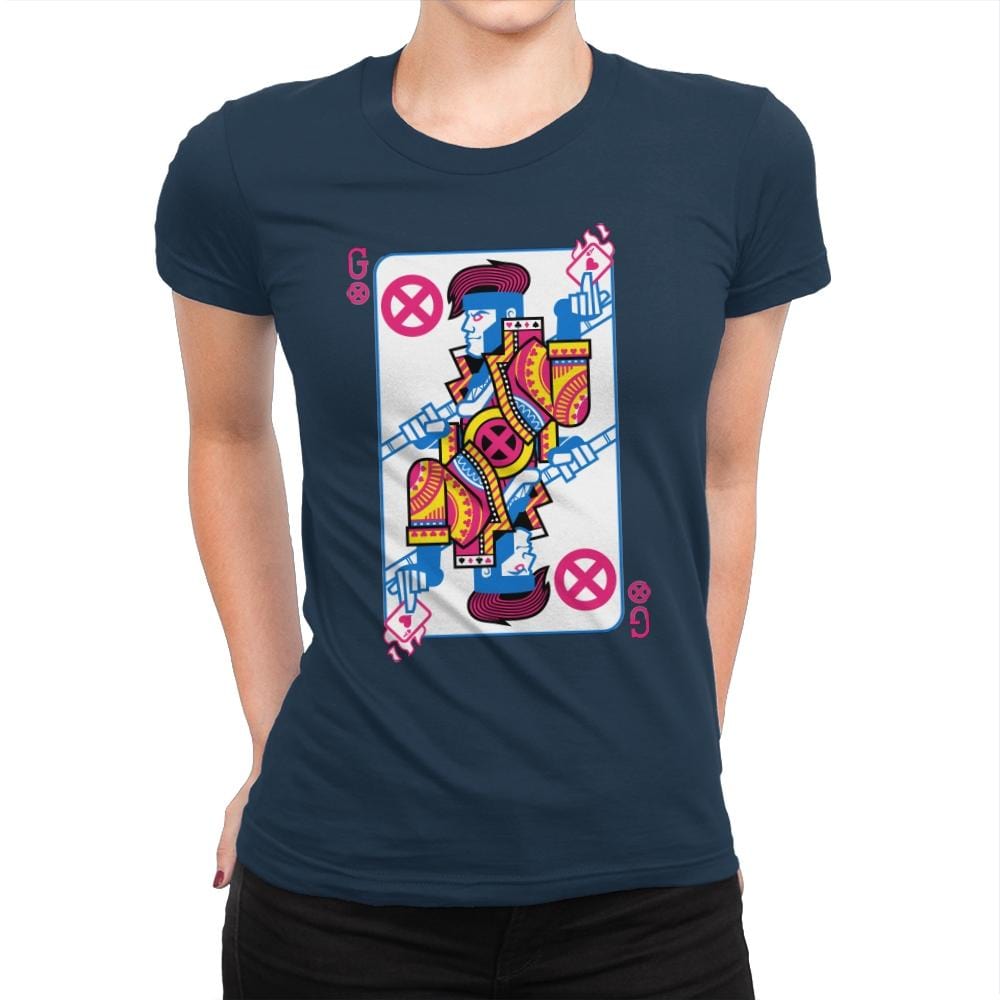 Kinetic King - Best Seller - Womens Premium T-Shirts RIPT Apparel Small / Midnight Navy