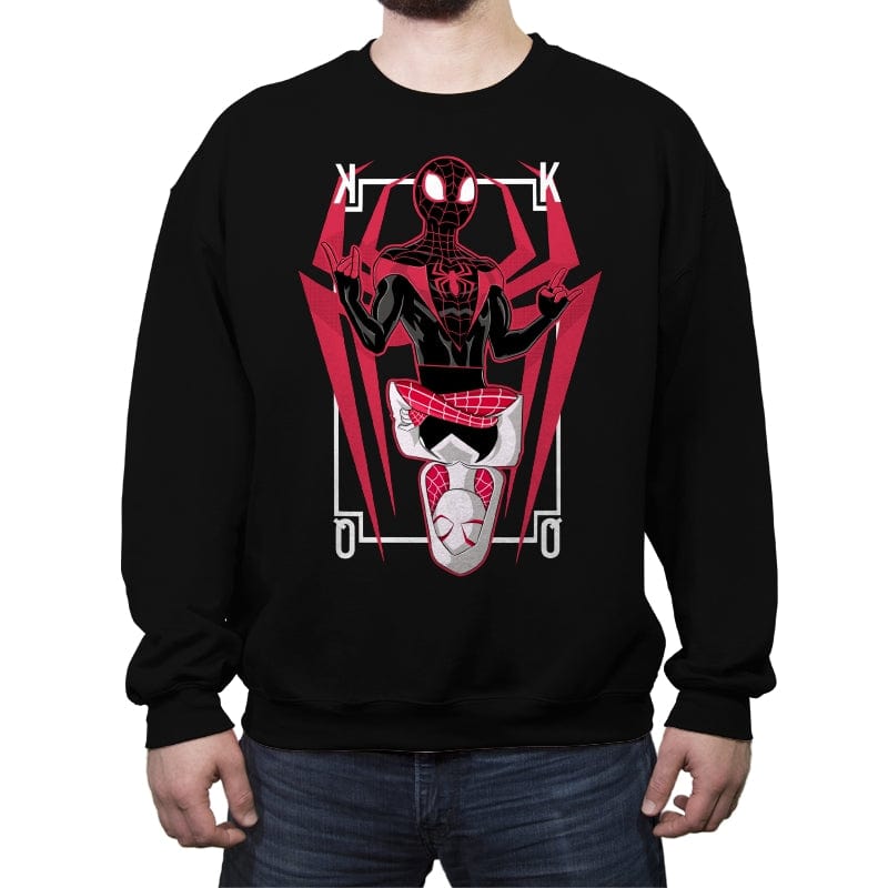 King and Queen - Crew Neck Sweatshirt Crew Neck Sweatshirt RIPT Apparel Small / Black