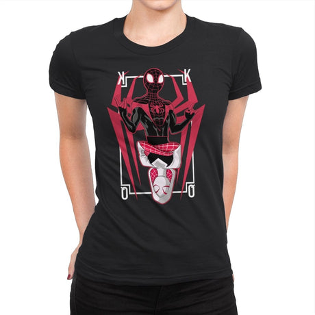 King and Queen - Womens Premium T-Shirts RIPT Apparel Small / Black
