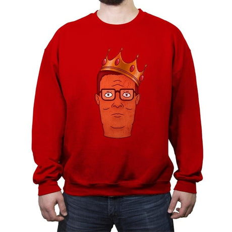 King Hill - Crew Neck Sweatshirt Crew Neck Sweatshirt RIPT Apparel Small / Red
