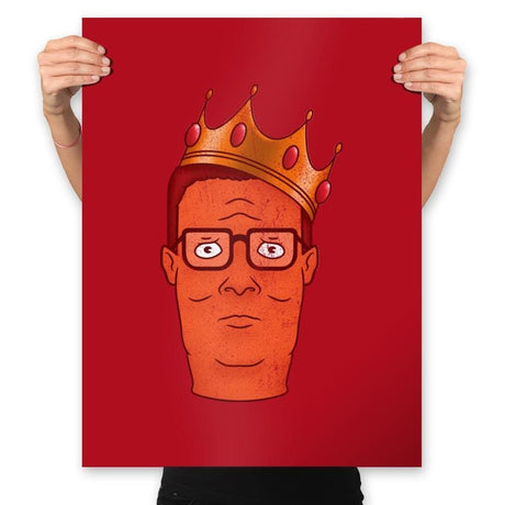 King Hill - Prints Posters RIPT Apparel 18x24 / Red