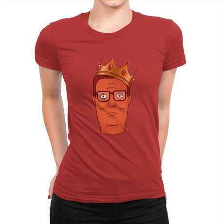 King Hill - Womens Premium T-Shirts RIPT Apparel Small / Red
