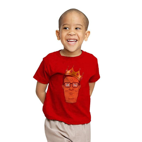 King Hill - Youth T-Shirts RIPT Apparel X-small / Red