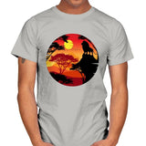 King Lion - Mens T-Shirts RIPT Apparel Small / Ice Grey