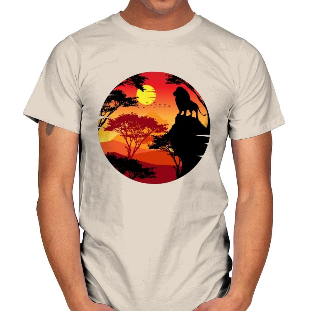 King Lion - Mens T-Shirts RIPT Apparel Small / Natural