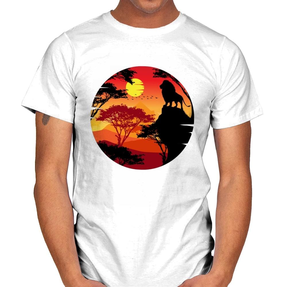 King Lion - Mens T-Shirts RIPT Apparel Small / White