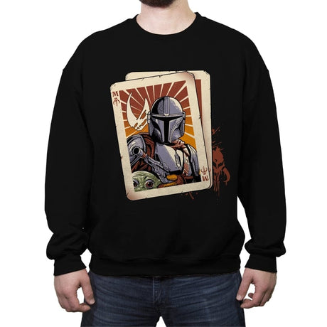 King M - Crew Neck Sweatshirt Crew Neck Sweatshirt RIPT Apparel Small / Black