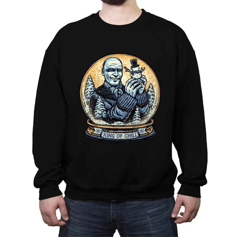 King of Chill - Crew Neck Sweatshirt Crew Neck Sweatshirt RIPT Apparel Small / Black