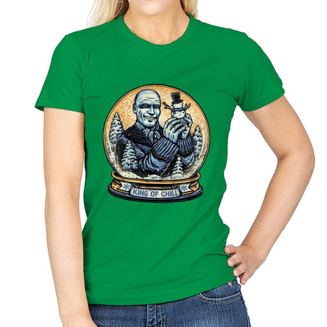 King of Chill - Womens T-Shirts RIPT Apparel Small / Irish Green