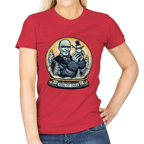 King of Chill - Womens T-Shirts RIPT Apparel Small / Red
