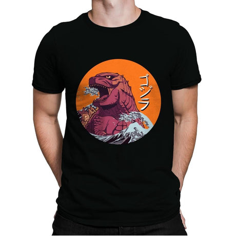 King of Monster - Mens Premium T-Shirts RIPT Apparel Small / Black
