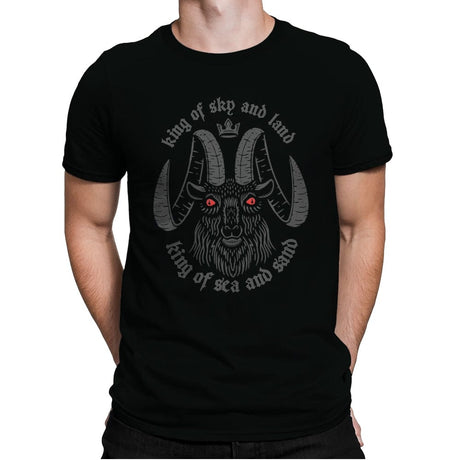 King of Sky and Land - Mens Premium T-Shirts RIPT Apparel Small / Black