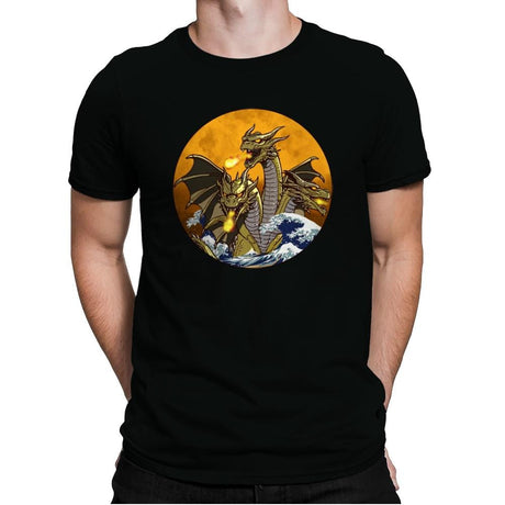 King Of The Dragon - Mens Premium T-Shirts RIPT Apparel Small / Black