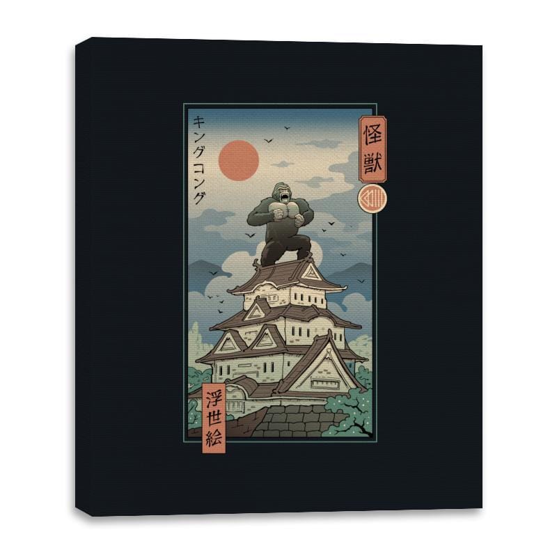 King of the Edo Jungle - Canvas Wraps Canvas Wraps RIPT Apparel 16x20 / Black