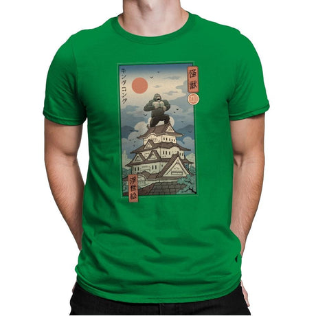 King of the Edo Jungle - Mens Premium T-Shirts RIPT Apparel Small / Kelly