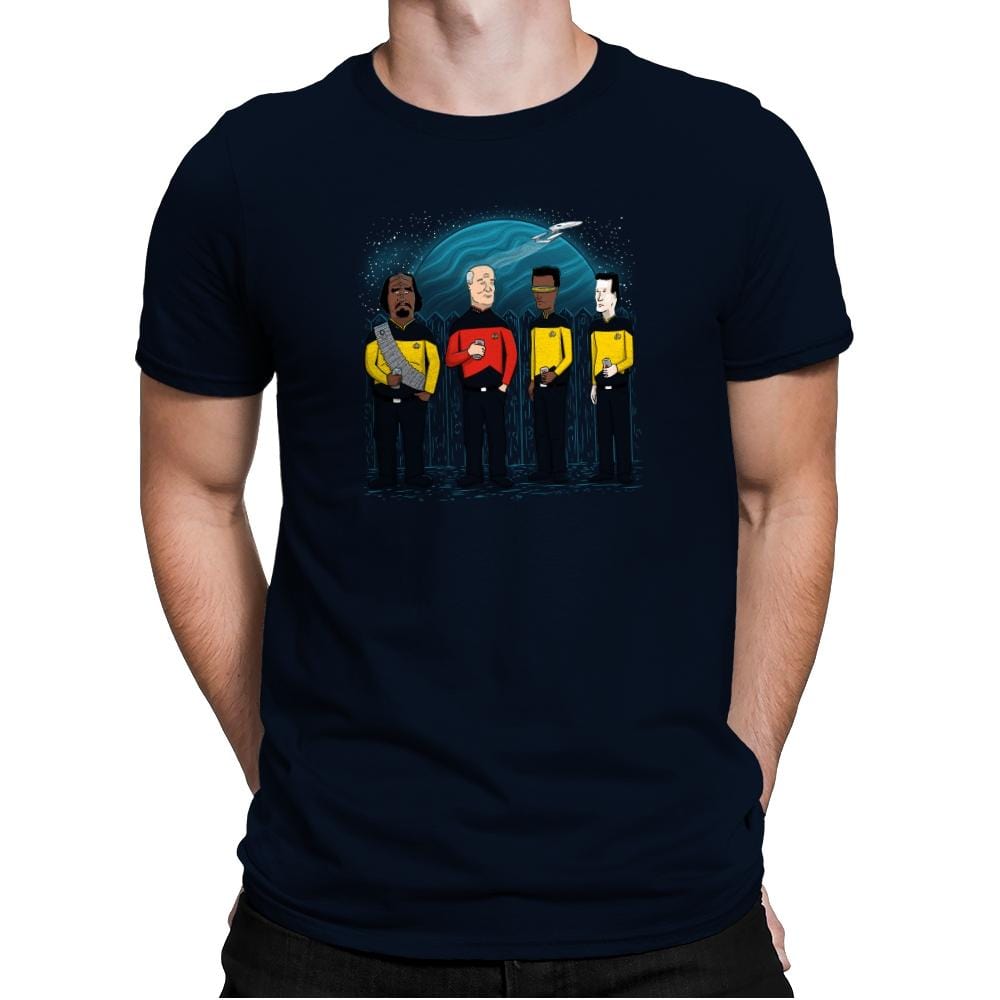 King of the Enterprise Exclusive - Mens Premium T-Shirts RIPT Apparel Small / Midnight Navy