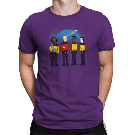 King of the Enterprise Exclusive - Mens Premium T-Shirts RIPT Apparel Small / Purple Rush