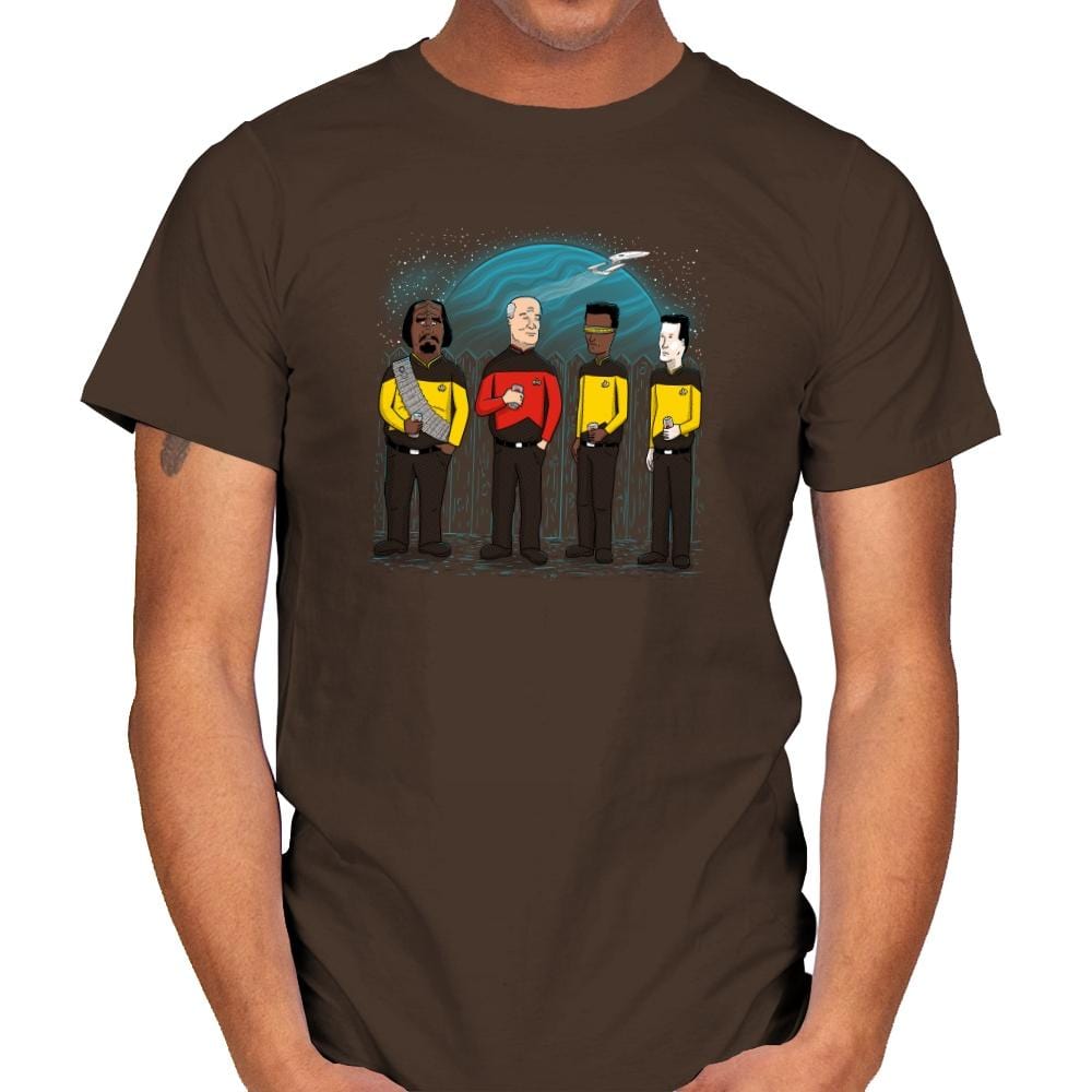 King of the Enterprise Exclusive - Mens T-Shirts RIPT Apparel Small / Dark Chocolate
