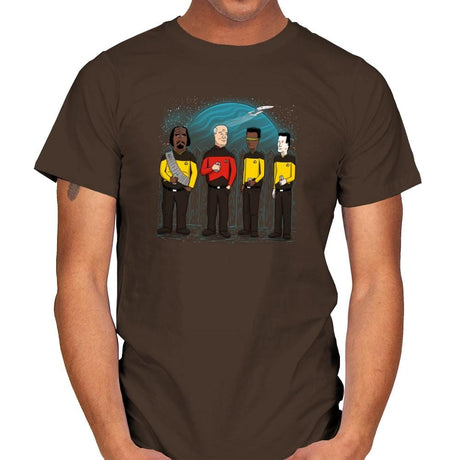 King of the Enterprise Exclusive - Mens T-Shirts RIPT Apparel Small / Dark Chocolate