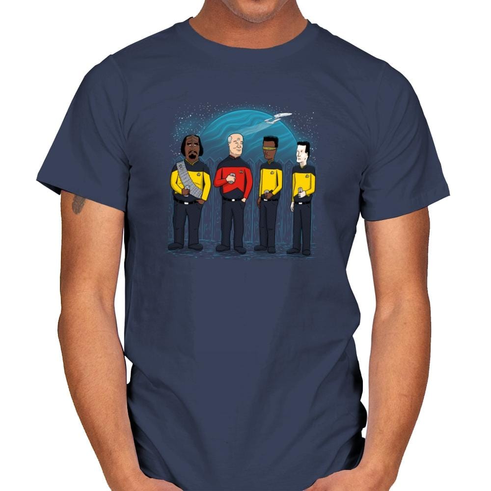 King of the Enterprise Exclusive - Mens T-Shirts RIPT Apparel Small / Navy