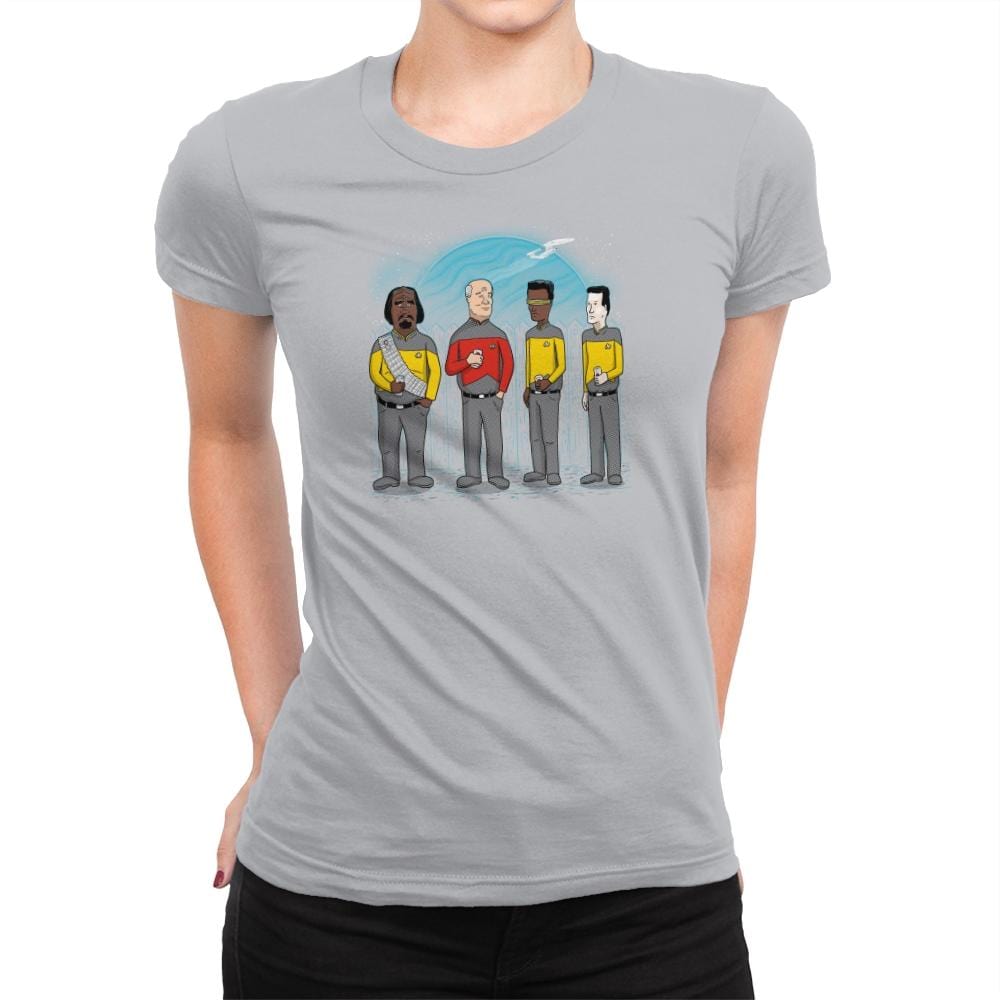 King of the Enterprise Exclusive - Womens Premium T-Shirts RIPT Apparel Small / Heather Grey