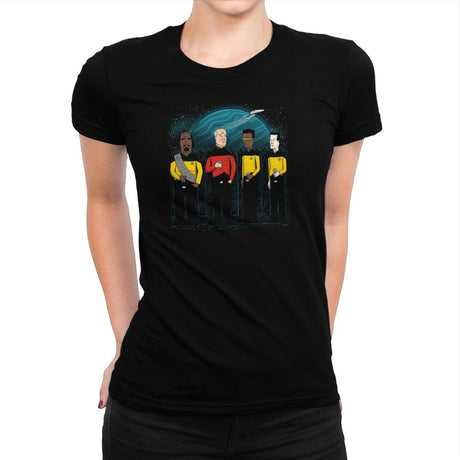 King of the Enterprise Exclusive - Womens Premium T-Shirts RIPT Apparel Small / Indigo