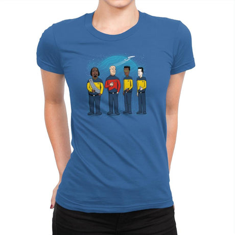 King of the Enterprise Exclusive - Womens Premium T-Shirts RIPT Apparel Small / Royal