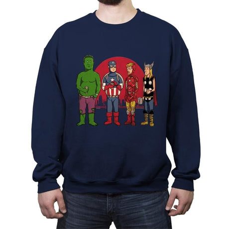 King of the Heroes Reprint - Crew Neck Sweatshirt Crew Neck Sweatshirt RIPT Apparel