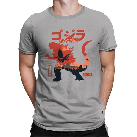 King of the Monsters Vol.2 - Mens Premium T-Shirts RIPT Apparel Small / Light Grey